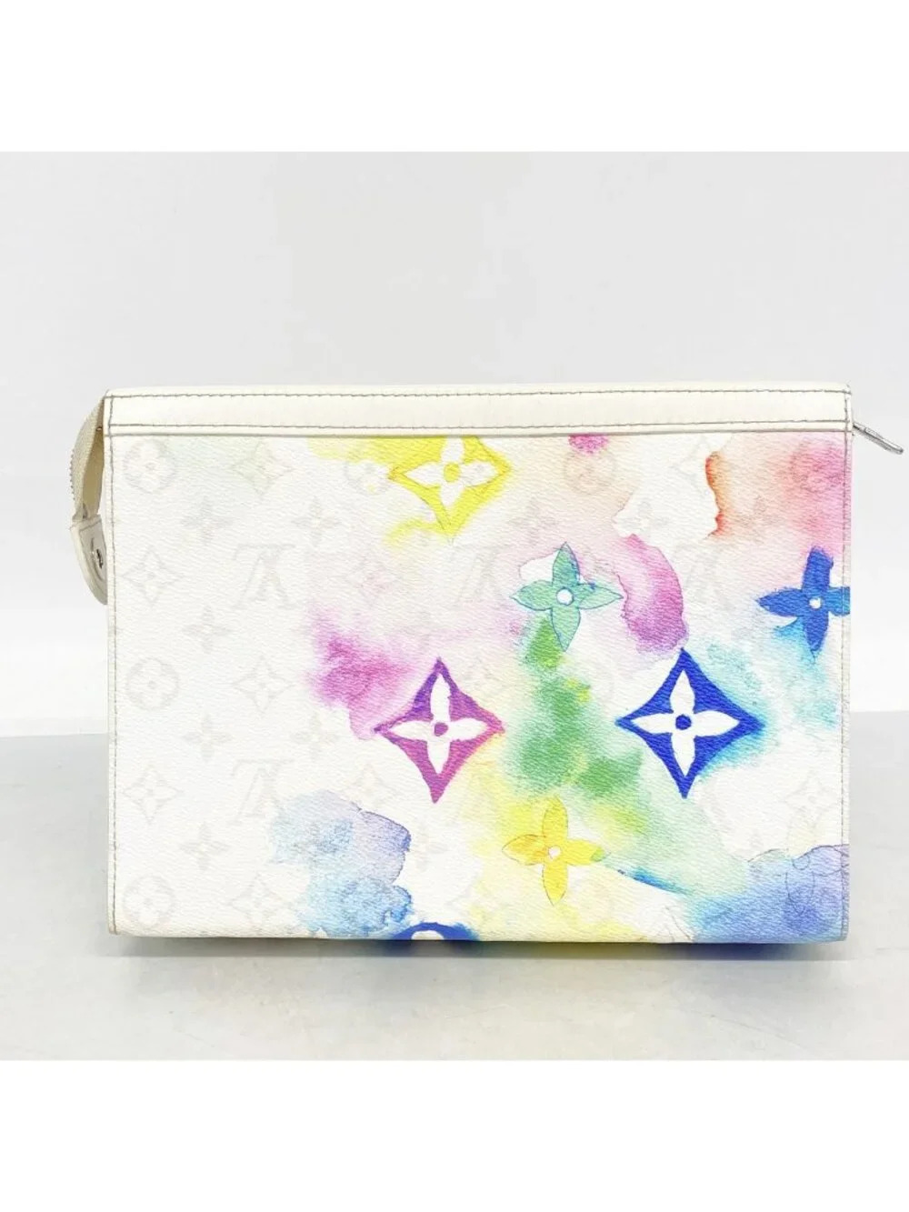 Louis Vuitton Clutch Monogram Water Color Pochette Voyage MM Multicolor